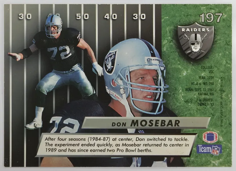 Don Mosebar back