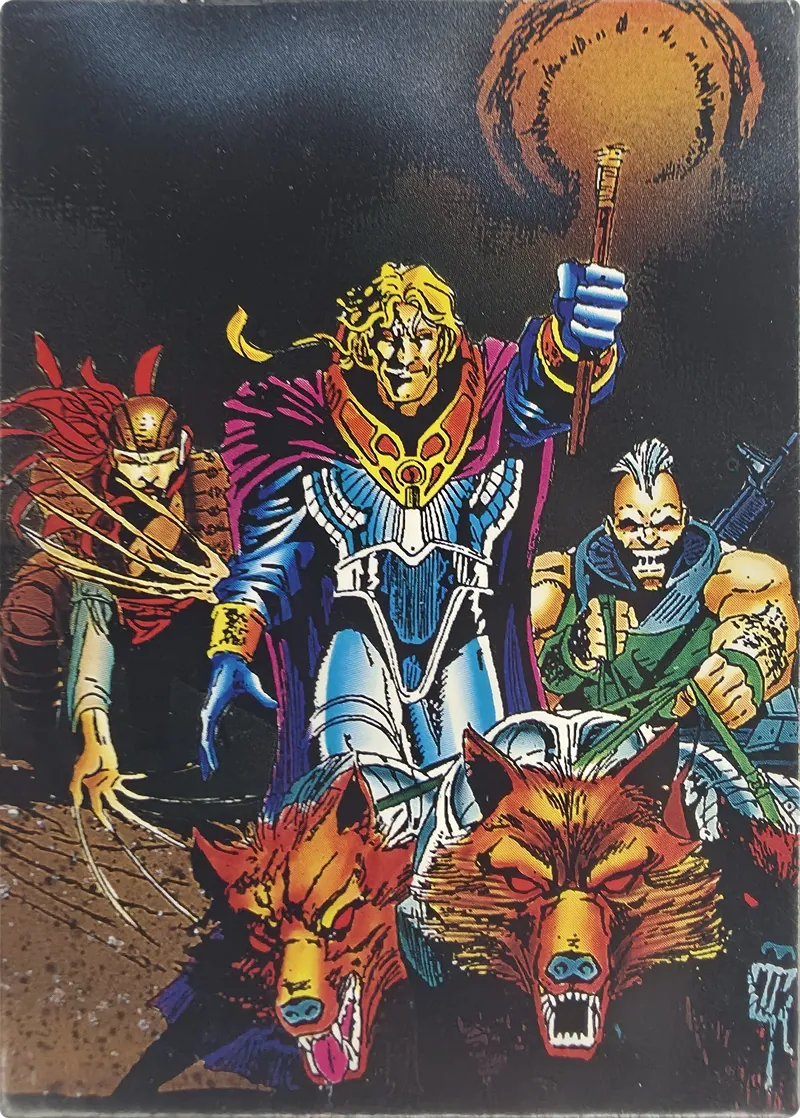 1992 Comic Images Wolverine: From Then 'Til Now II Donald Pierce #54, front