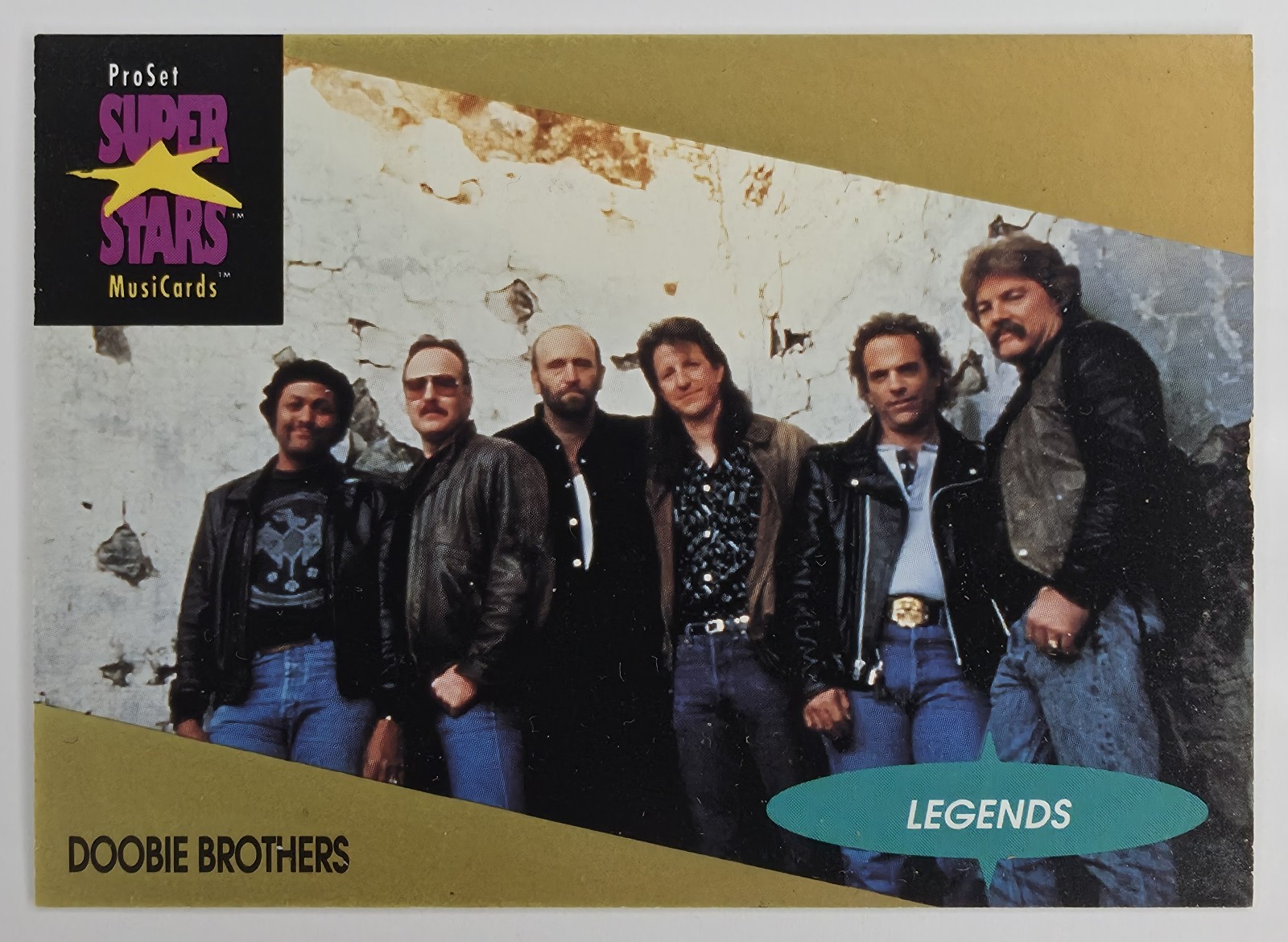 1991 Pro Set SuperStars MusiCards The Doobie Brothers #5 Legends front