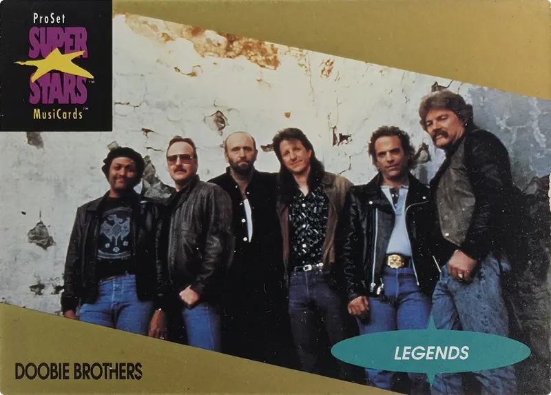 1991 Pro Set SuperStars MusiCards The Doobie Brothers #5 Legends front