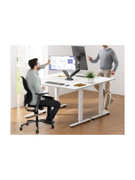 Dual Monitor Arm, Gas Spring Stand, Fits 13-32 in Screens, photo 6