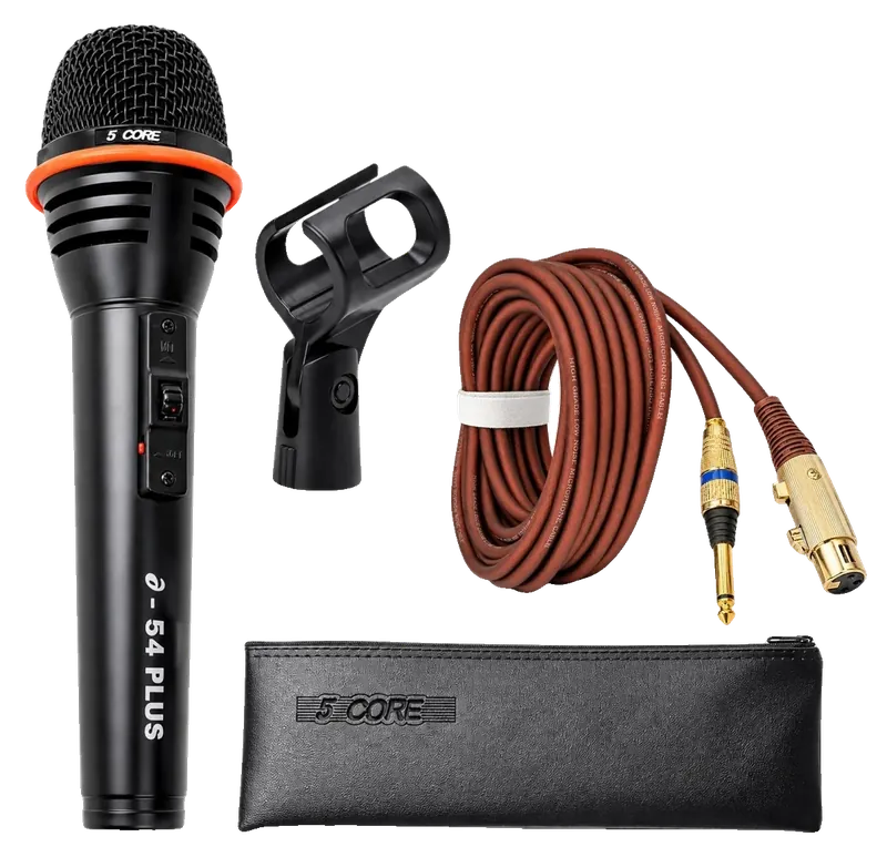 Dynamic Handheld Microphone, Wired XLR, Metal Body, photo 1