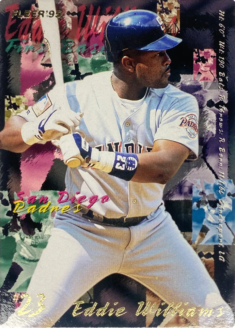 1995 Fleer Eddie Williams #571 San Diego Padres front