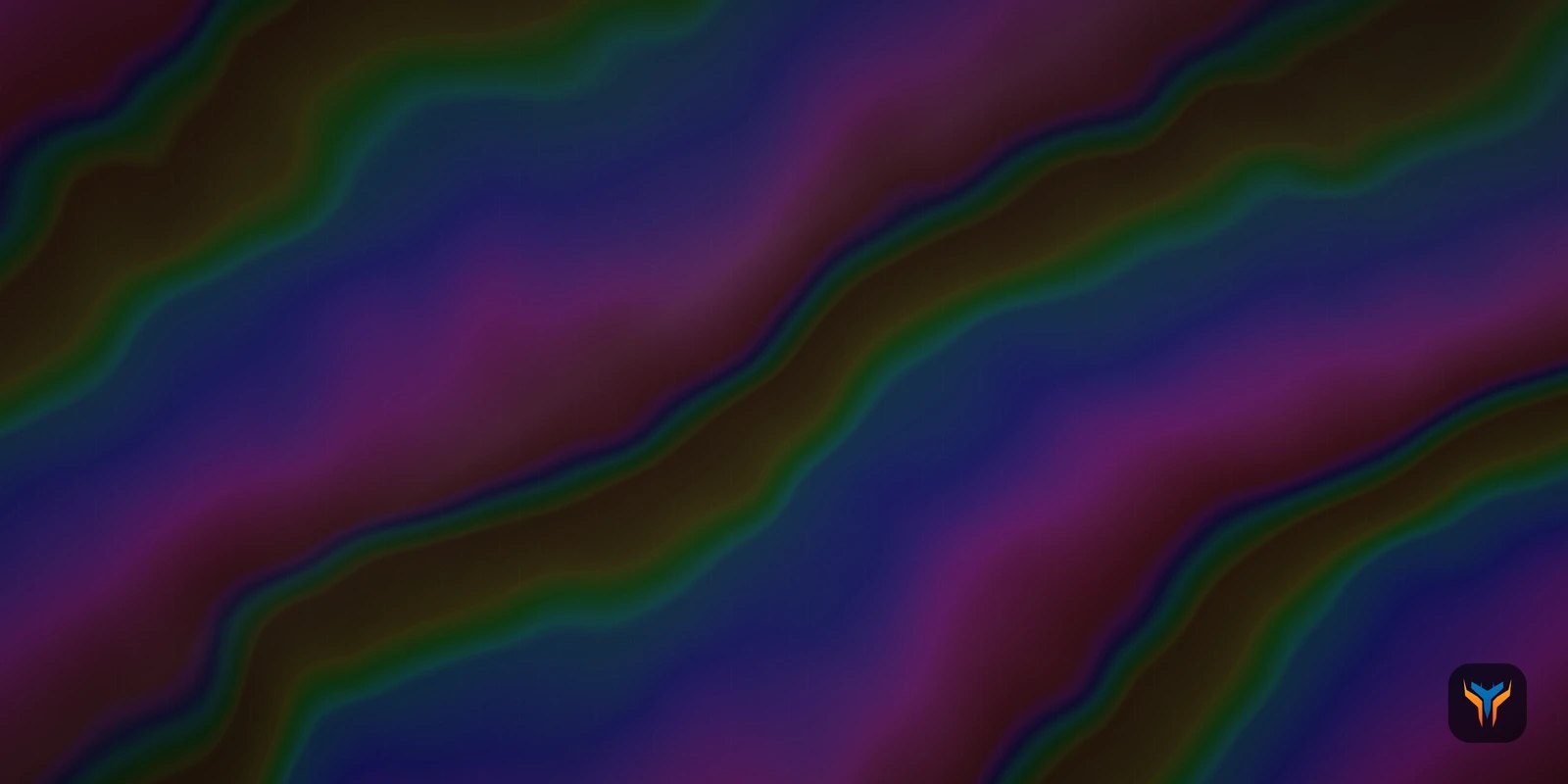 Elemental Holo desk mat, 36 x 18 in, flat design preview