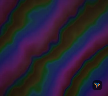 Elemental Holo desk mat, 18 x 16 in, flat design preview
