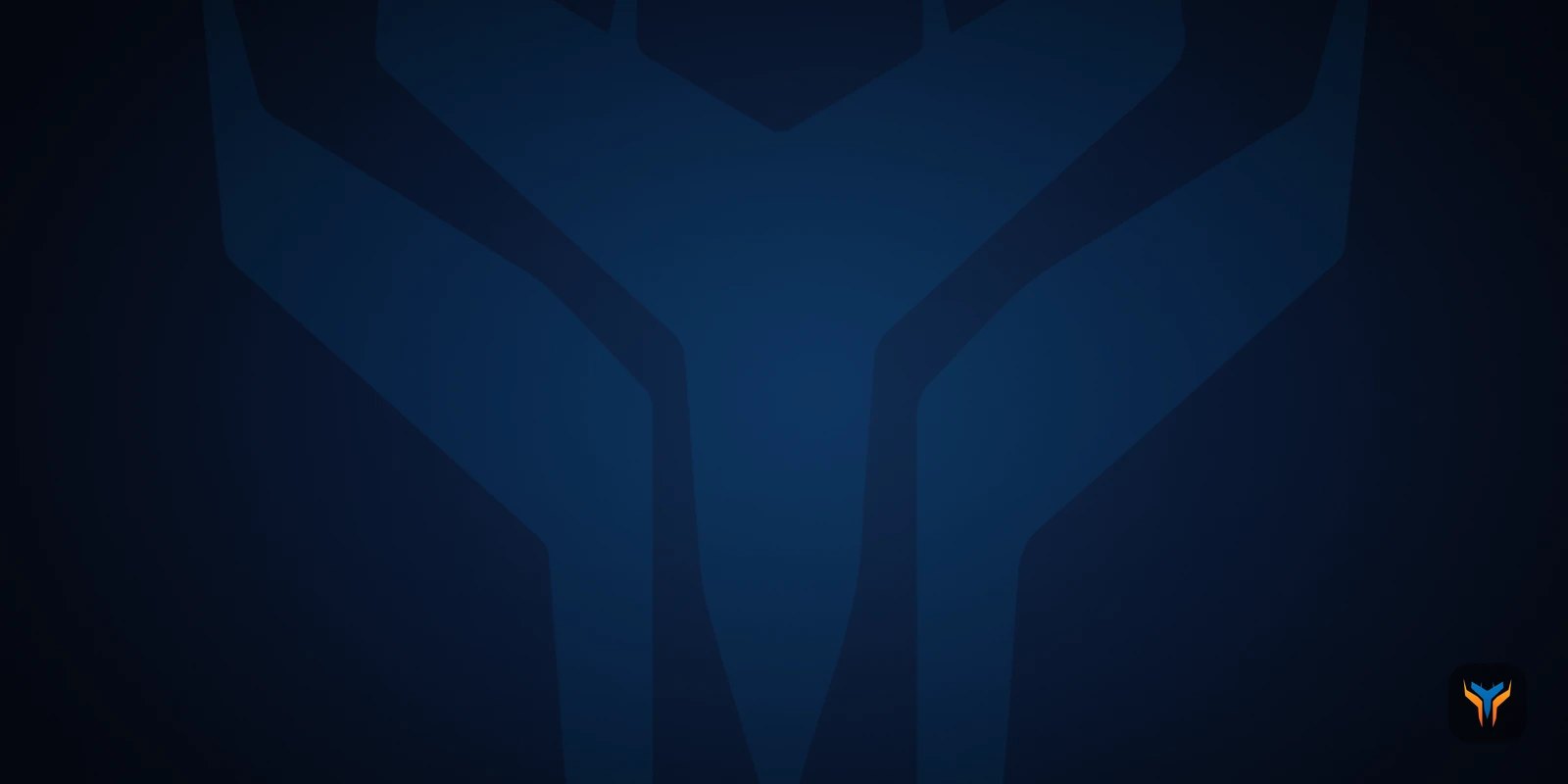 Elemental Wing desk mat, 36 x 18 in, flat design preview