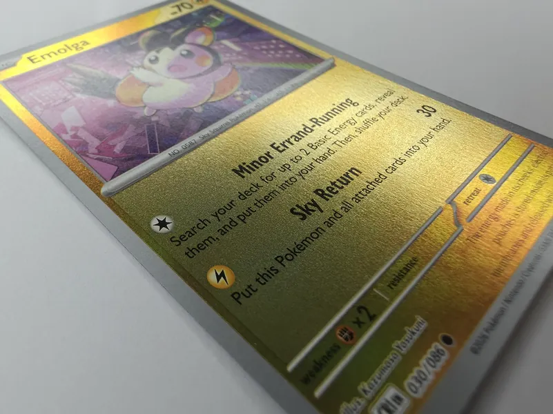 2026 Pokemon Chaos Rising Emolga #030/086 Reverse Holo Common photo 3