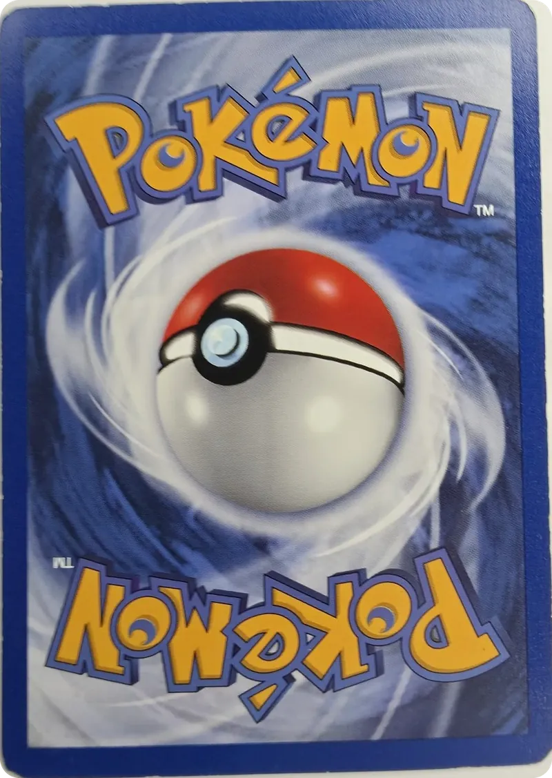 2001 Pokemon Wizards Black Star Promo Entei #34 Reverse Holo, back