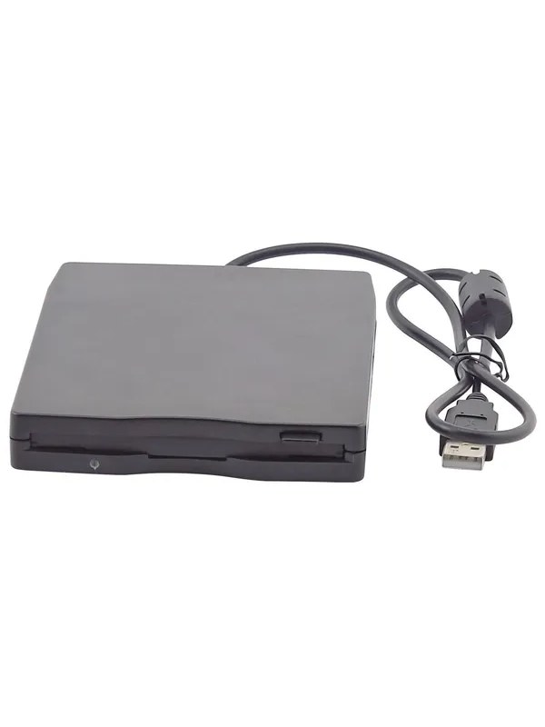 Black external USB 3.5 inch floppy disk drive, photo 4