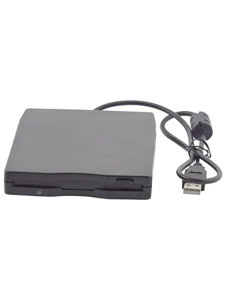 Black external USB 3.5 inch floppy disk drive, photo 4