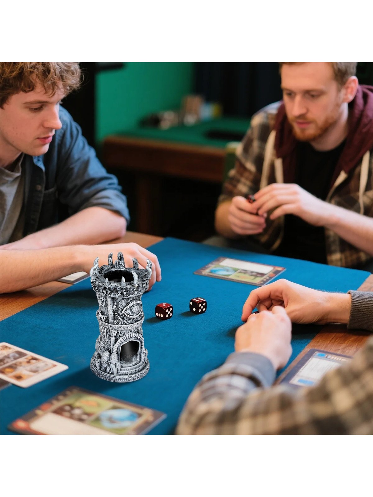 Fantasy Tower Dice Roller, Resin, Carved Gothic Design, photo 5