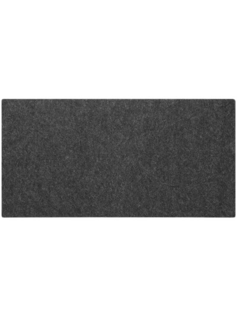 Dark gray felt desk pad, 31.5 by 15.7 inches, photo 1