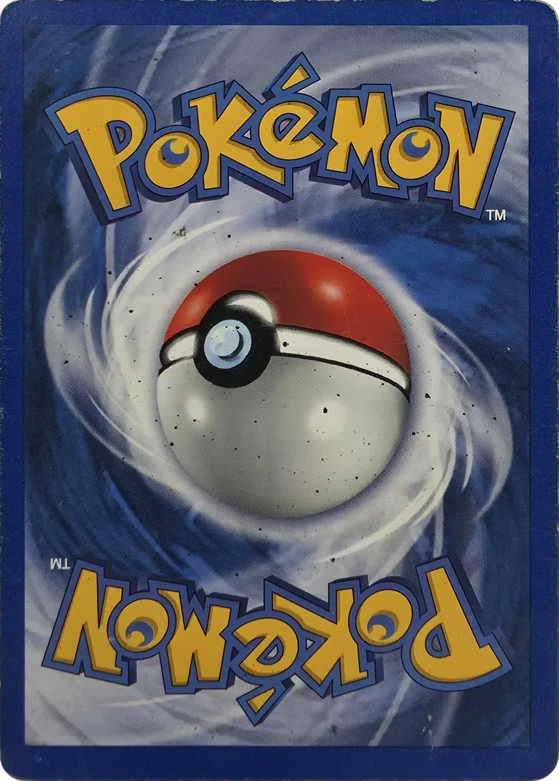 1999 Pokemon Base Set Fighting Energy #97/102 Unlimited, back