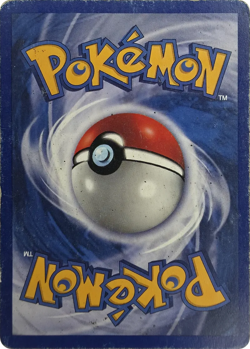 1999 Pokemon Base Set Fighting Energy #97/102 Unlimited, back
