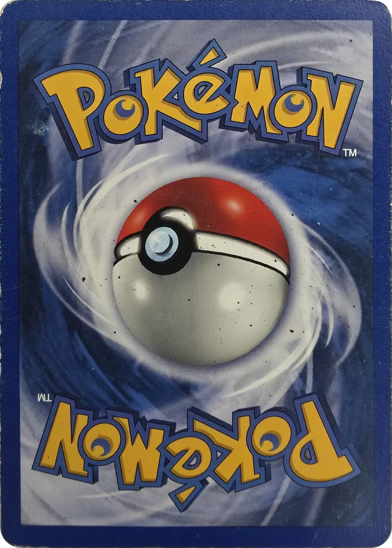 1999 Pokemon Base Set Fighting Energy #97/102 Unlimited, back