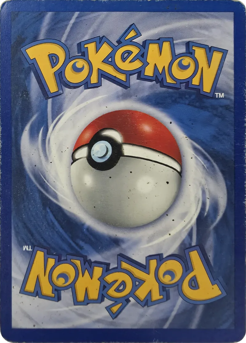 1999 Pokemon Base Set Fighting Energy #97/102 Unlimited, back