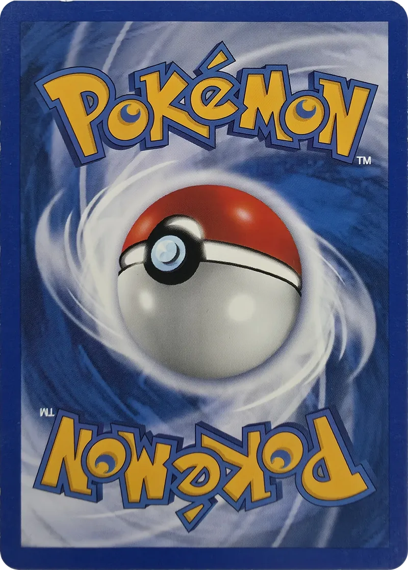 2000 Pokemon Neo Genesis Fire Energy #107/111 Unlimited Common, back