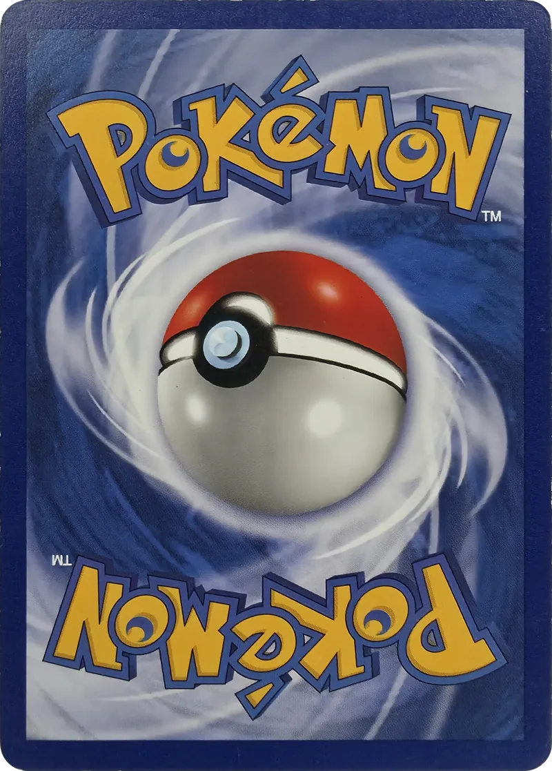 1999 Pokemon Base Set Fire Energy #98/102 Unlimited Common, back