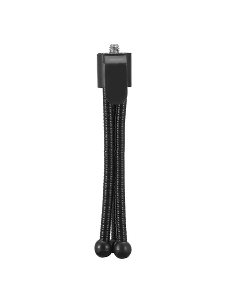 Black flexible mini tripod with bendable legs, photo 1