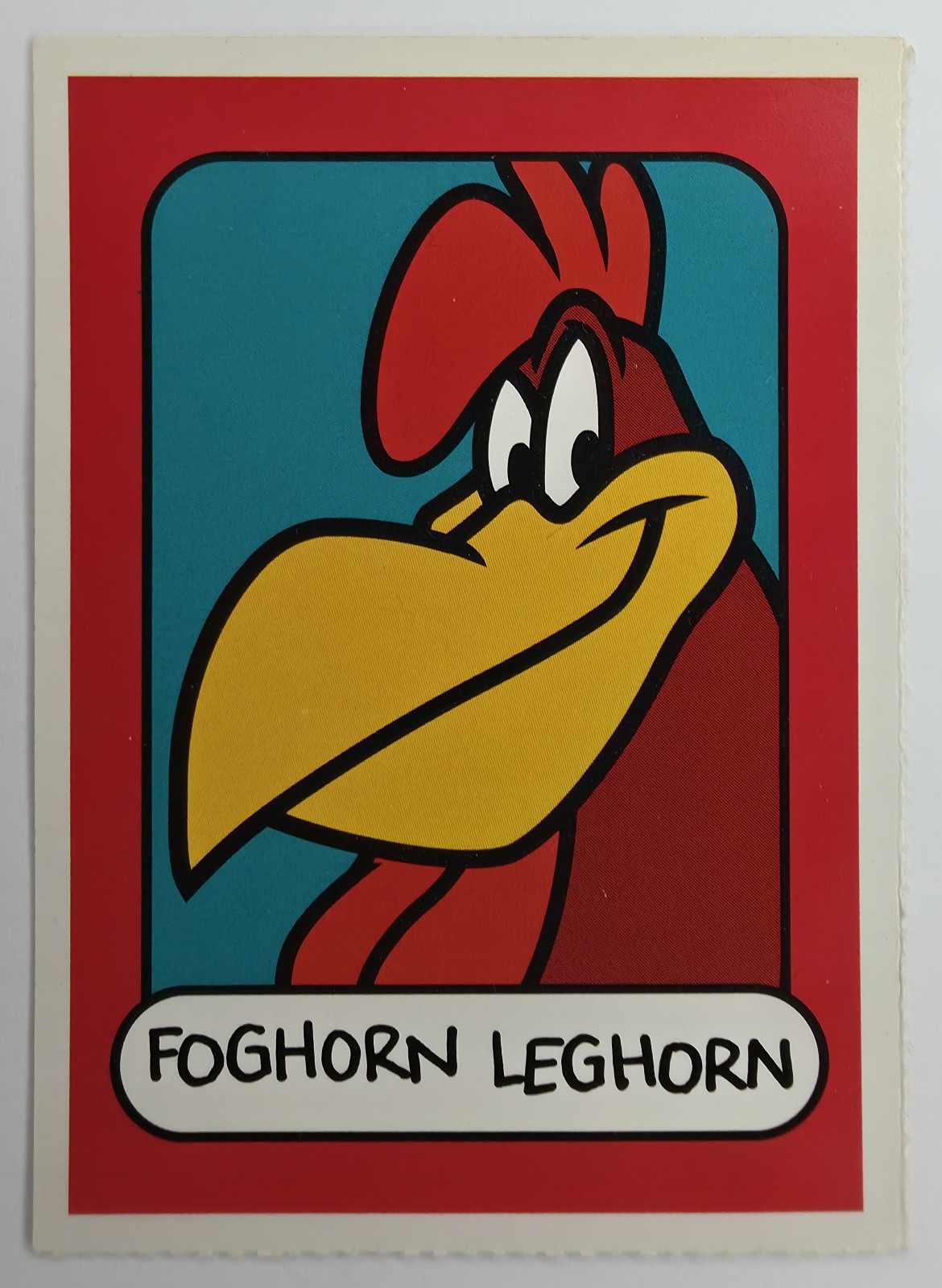 Foghorn Leghorn 'Toon In To School card front