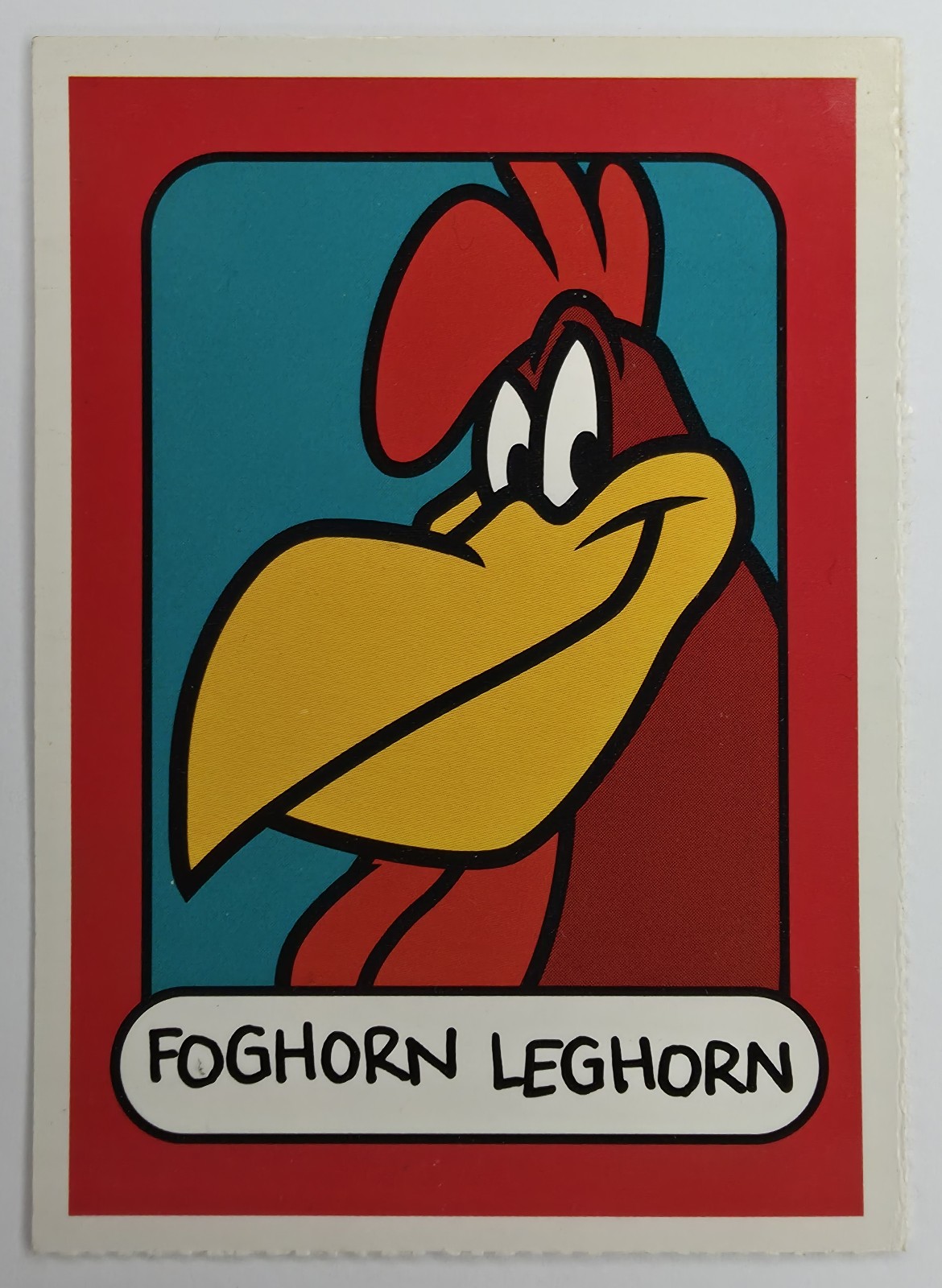 Foghorn Leghorn 'Toon In To School card front