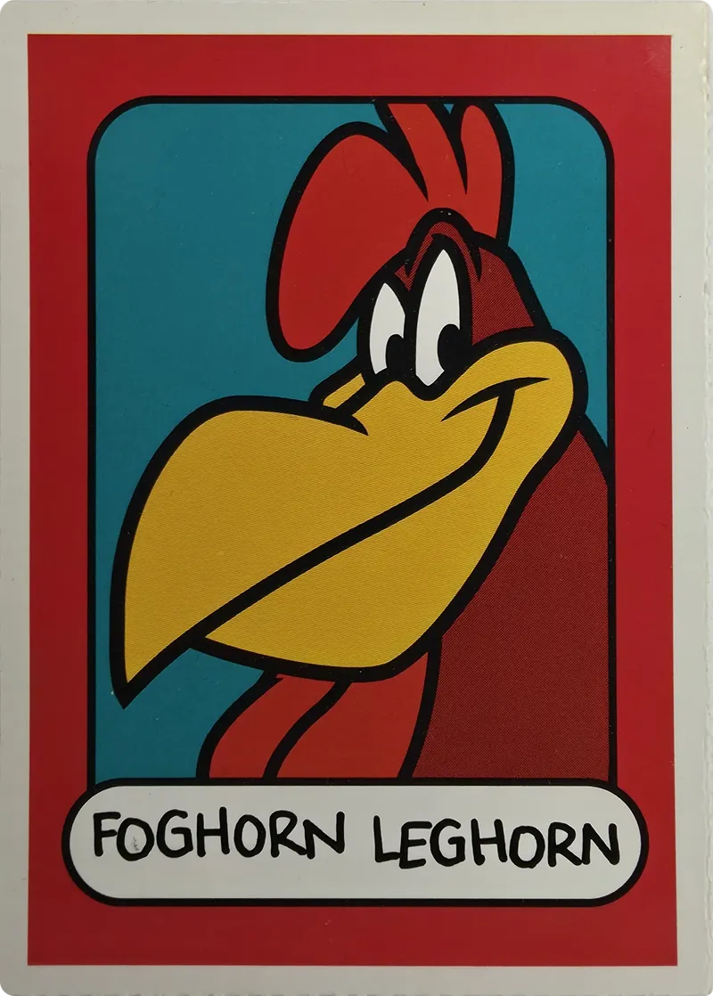 Foghorn Leghorn 'Toon In To School card front