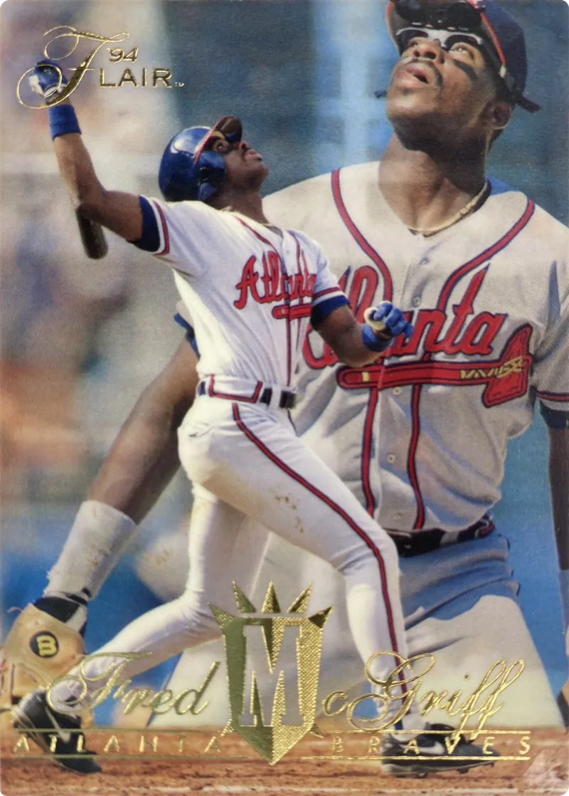 1994 Flair Fred McGriff #131 Atlanta Braves front