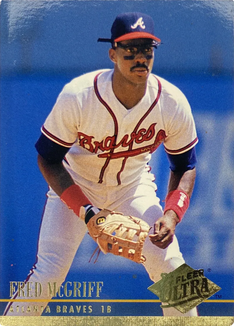 1994 Fleer Ultra Fred McGriff #154 Atlanta Braves front