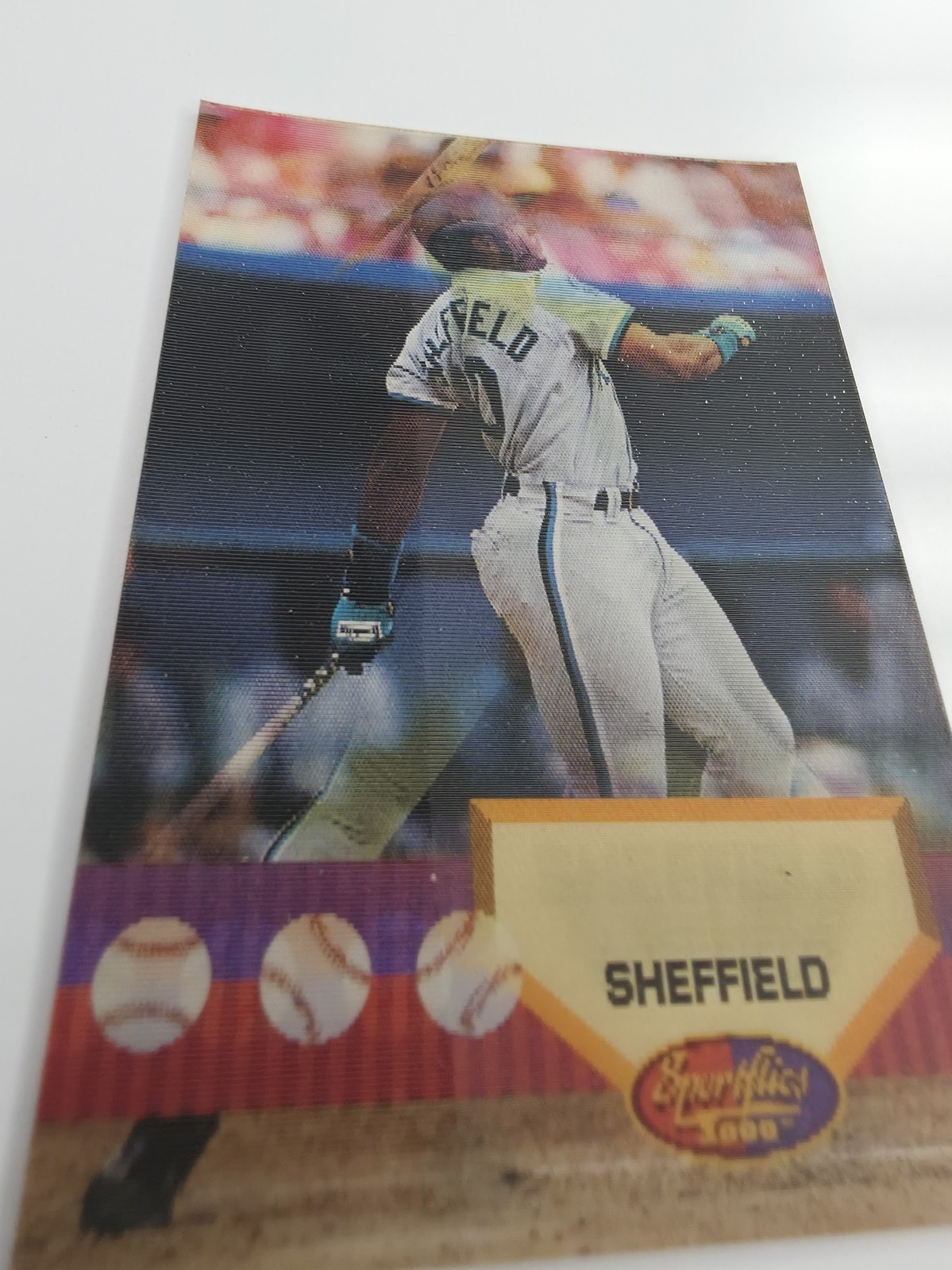 1994 Sportflics 2000 Gary Sheffield #28 Florida Marlins photo 3