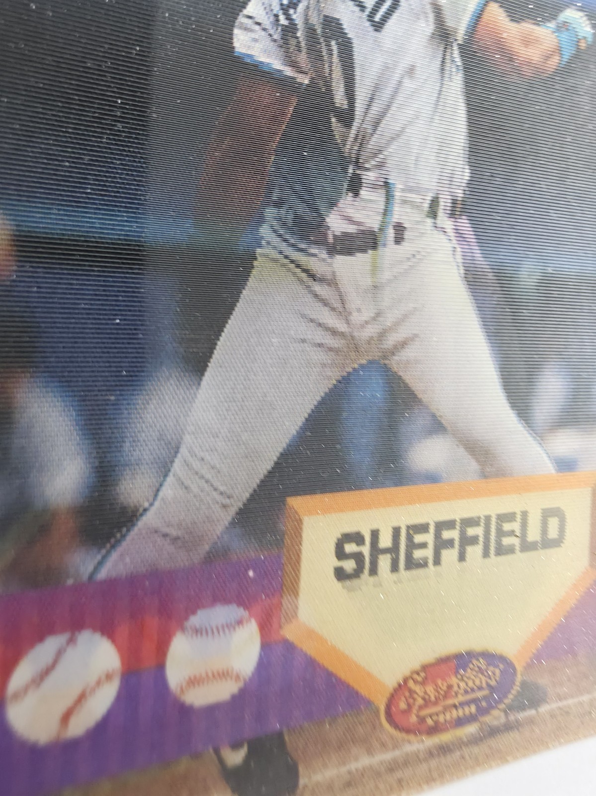1994 Sportflics 2000 Gary Sheffield #28 Florida Marlins photo 4