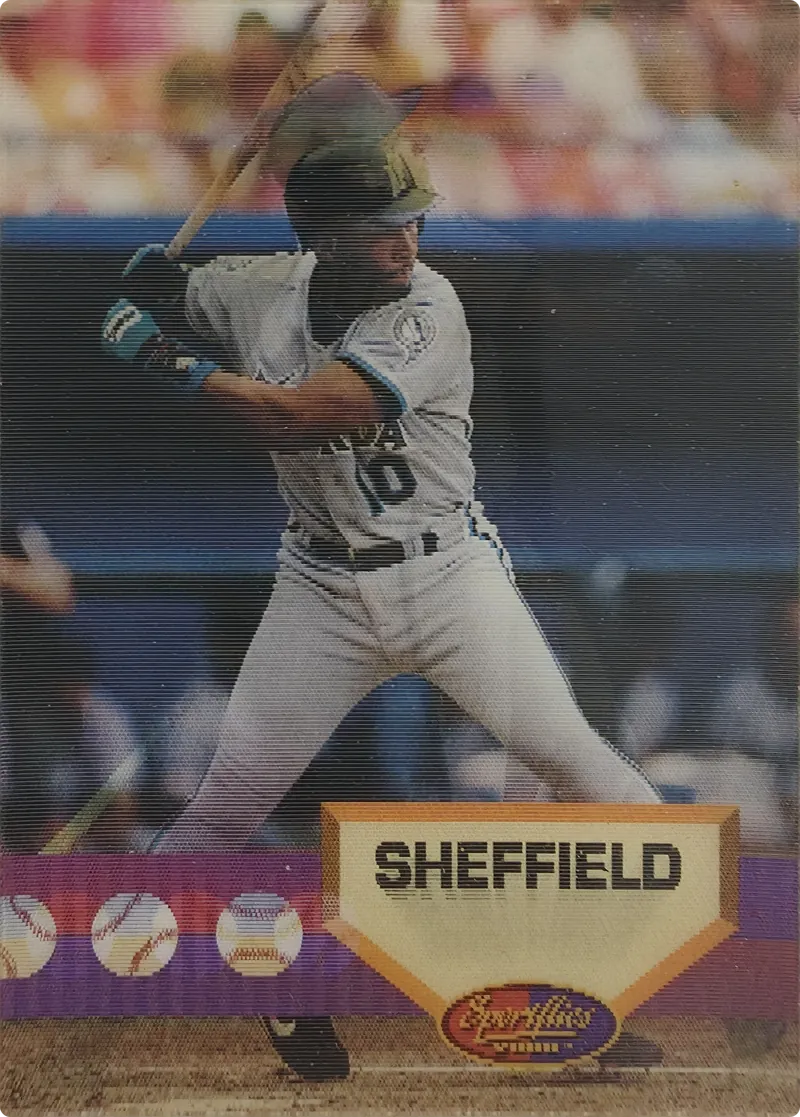 1994 Sportflics 2000 Gary Sheffield #28 Florida Marlins front