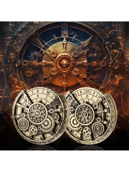 Gear Coin Dice Roller, Metal Spinning Result Wheel, Tabletop RPG, photo 4