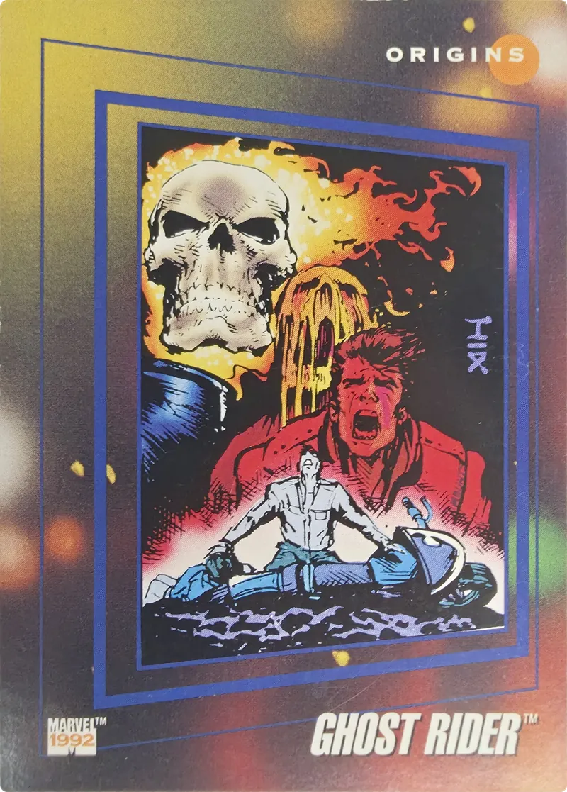 1992 Impel Marvel Universe Series III Ghost Rider, front
