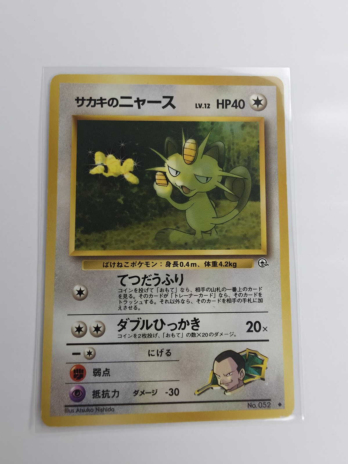 Giovanni's Meowth sleeved front