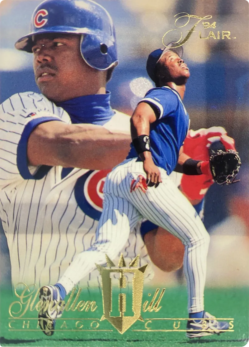 1994 Flair Glenallen Hill #138 Chicago Cubs front