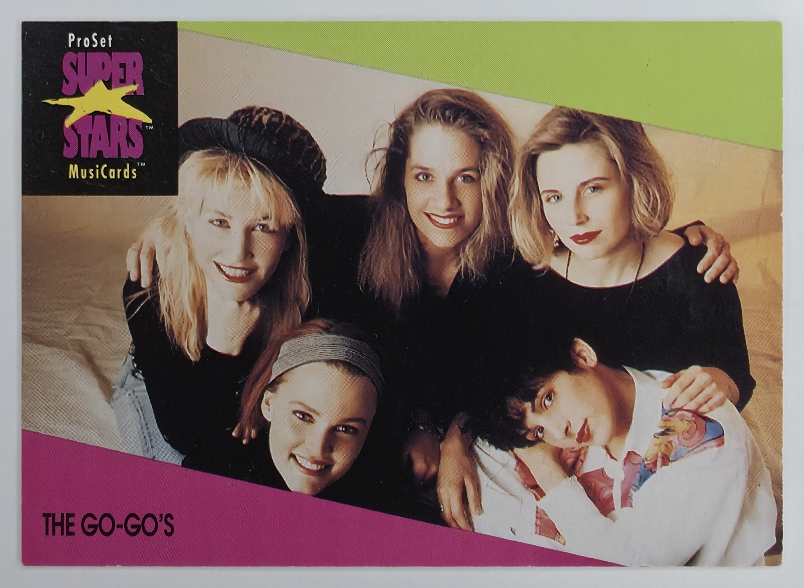 1991 Pro Set SuperStars MusiCards The Go-Go's #47 front