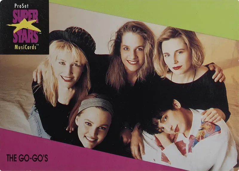 1991 Pro Set SuperStars MusiCards The Go-Go's #47 front