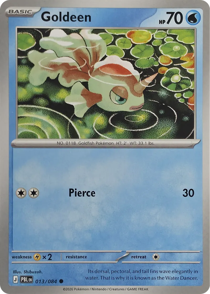 Goldeen #013/084, front