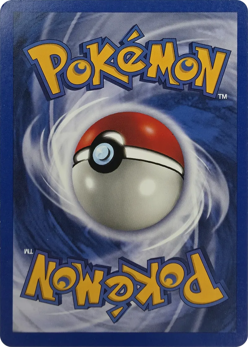 1999 Pokemon Base Set Grass Energy #99/102 Unlimited, back