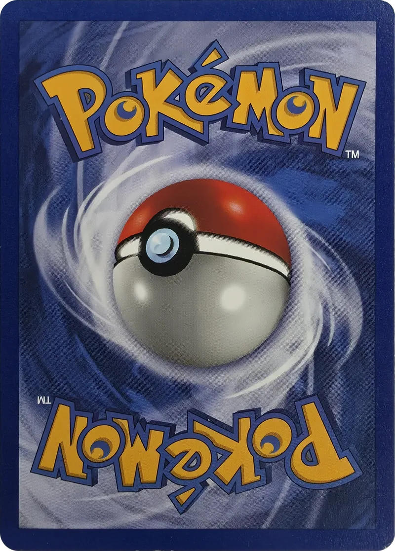 1999 Pokemon Base Set Grass Energy #99/102 Unlimited, back
