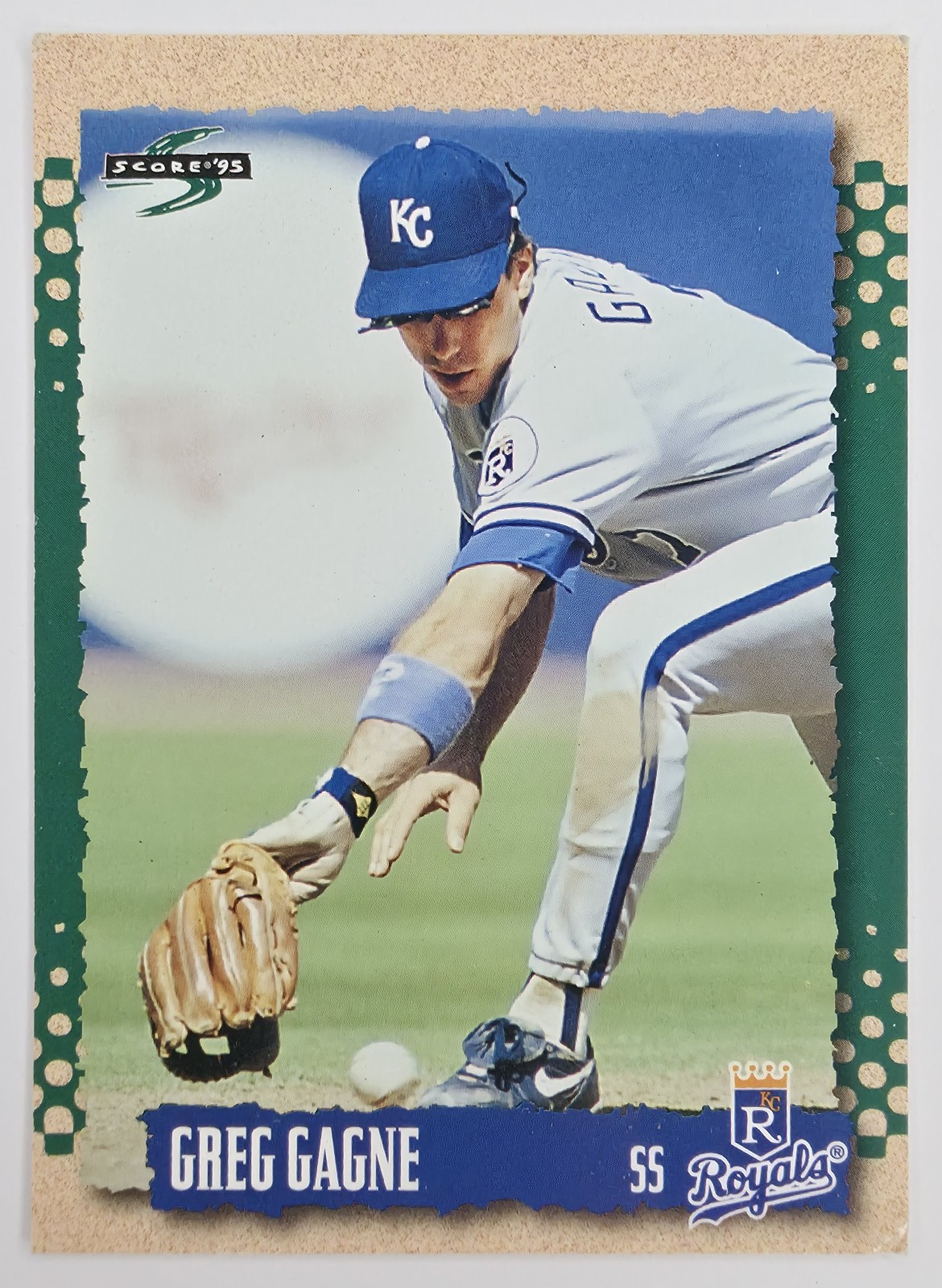 1995 Score Greg Gagne #47 Kansas City Royals front