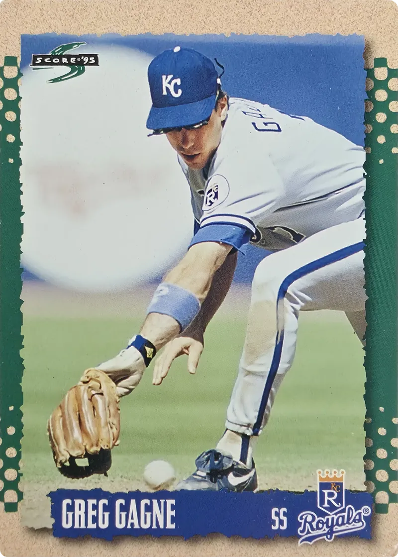 1995 Score Greg Gagne #47 Kansas City Royals front