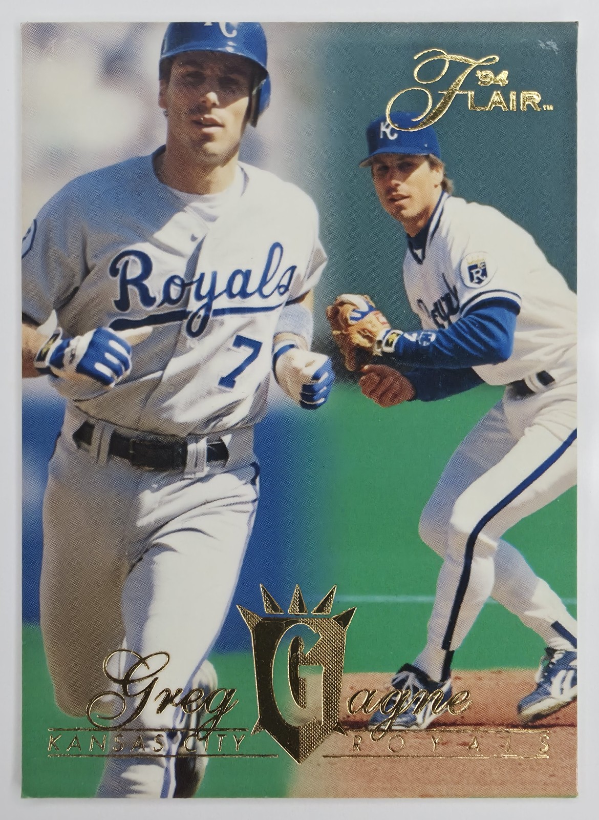 1994 Flair Greg Gagne #57 Kansas City Royals front