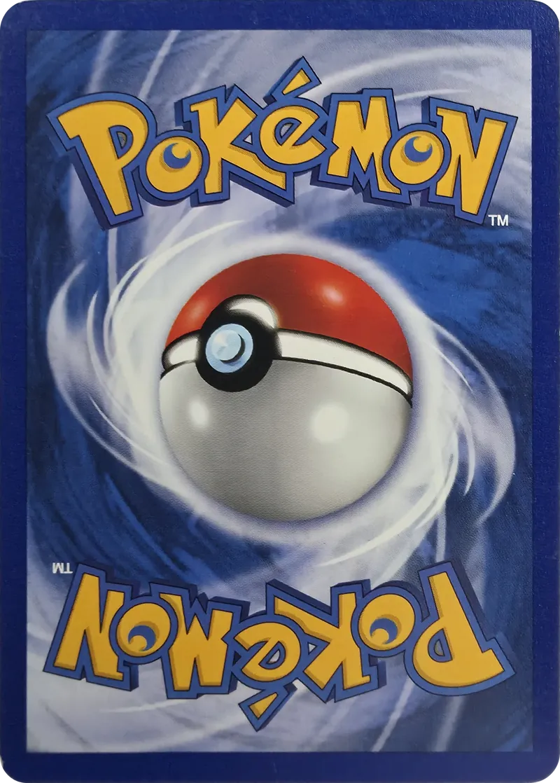 1999 Pokemon Fossil Grimer #48/62 Unlimited Common, back