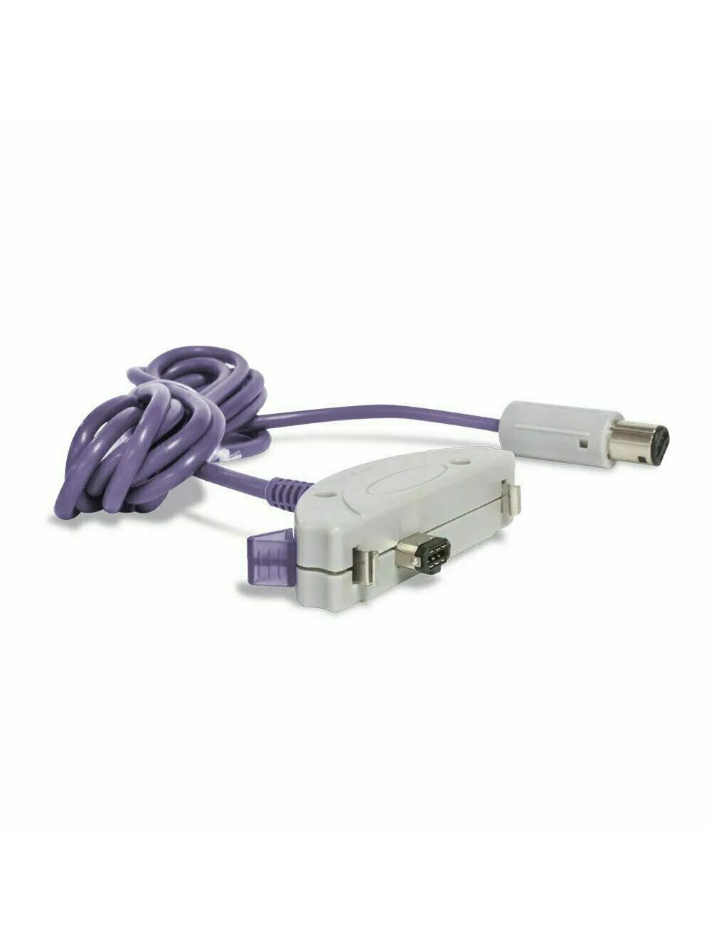 Coiled purple handheld to cube console link cable, photo 4