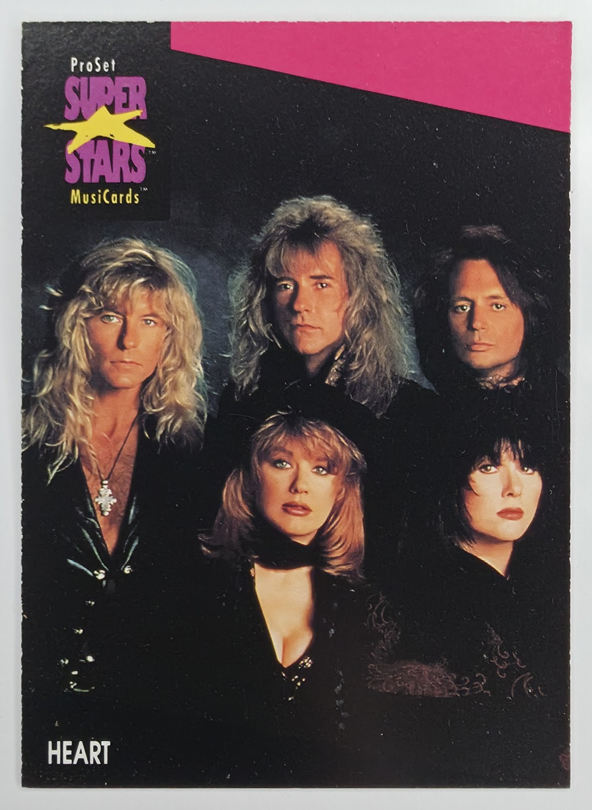 1991 Pro Set SuperStars MusiCards Heart #183 front