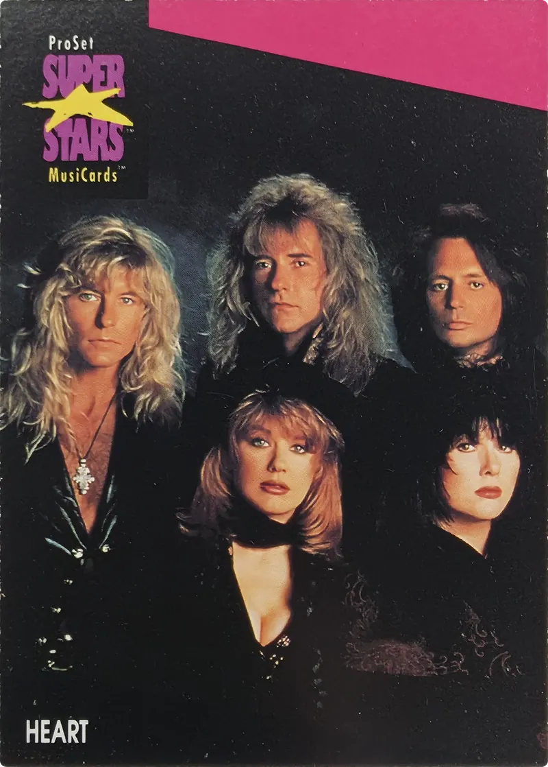 1991 Pro Set SuperStars MusiCards Heart #183 front