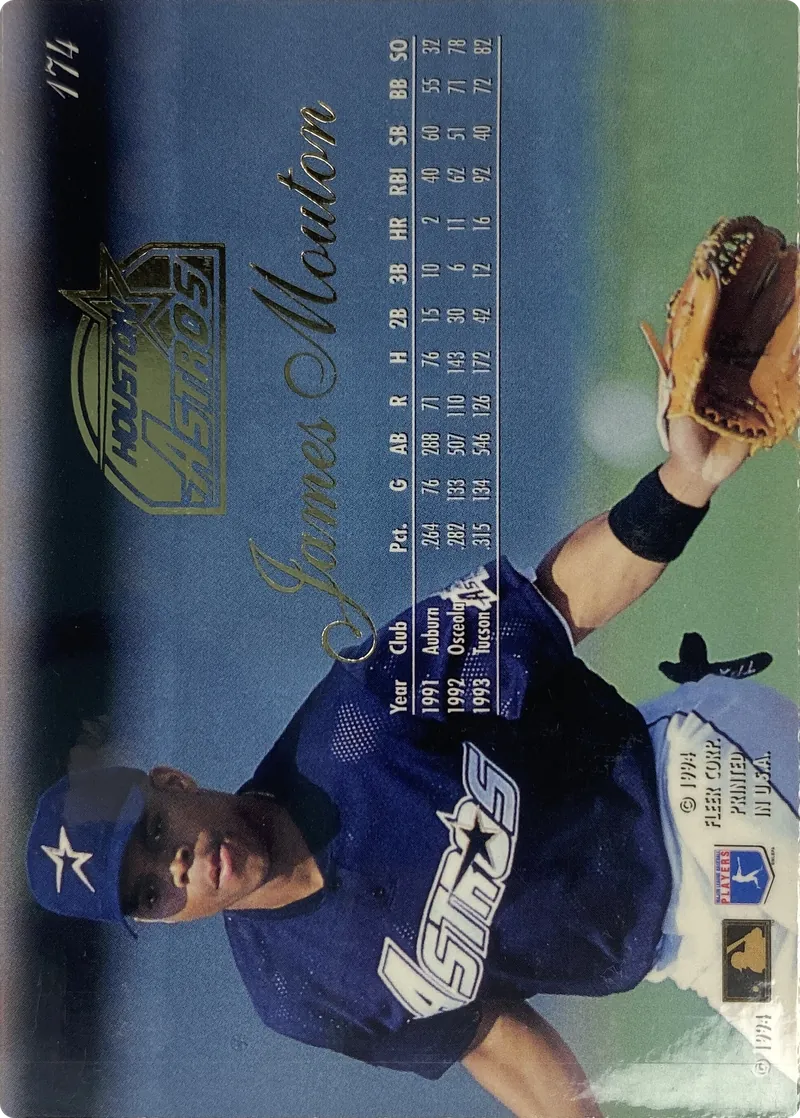 James Mouton #174, back