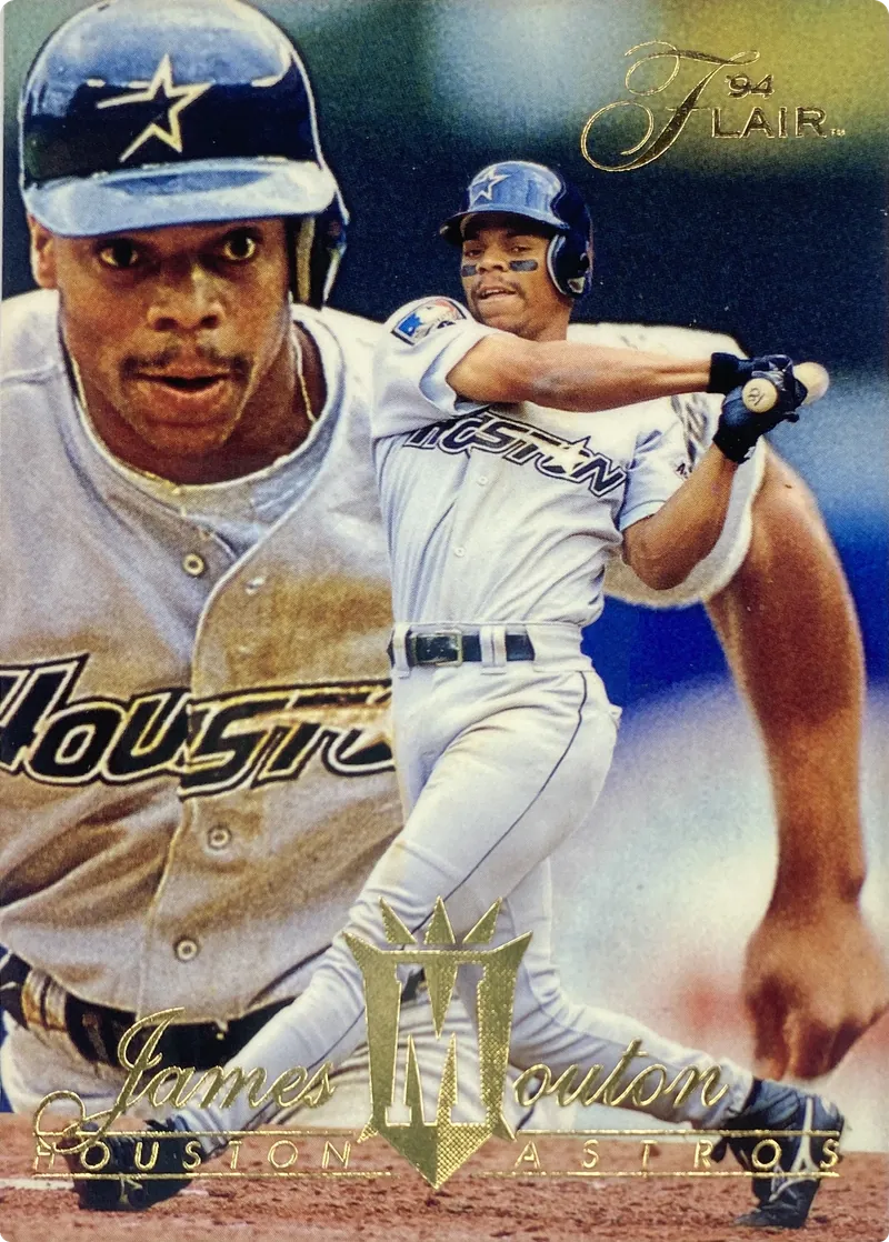 1994 Flair James Mouton #174 Houston Astros front
