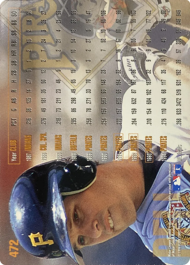 Jay Bell #472, back